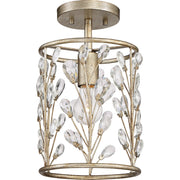 Quoizel Meadow Lane Mini Pendant, Vintage Gold