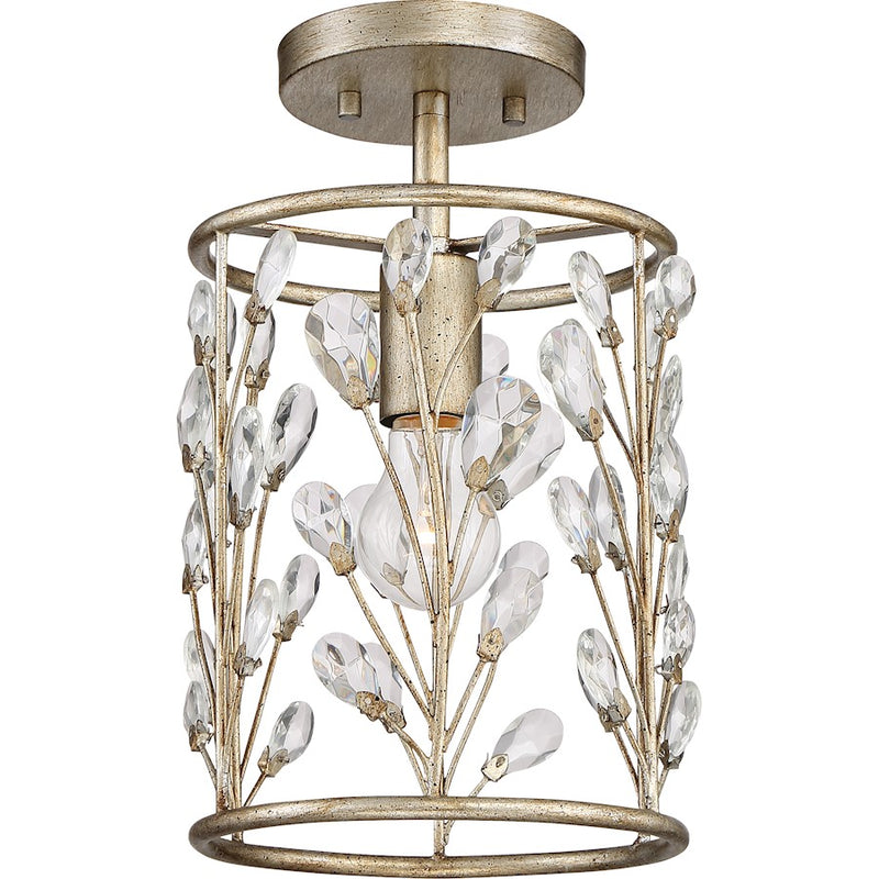 Quoizel Meadow Lane Mini Pendant, Vintage Gold