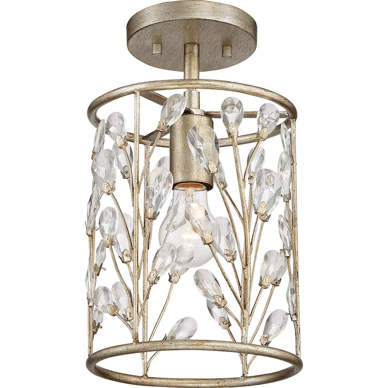 Quoizel Meadow Lane Mini Pendant, Vintage Gold