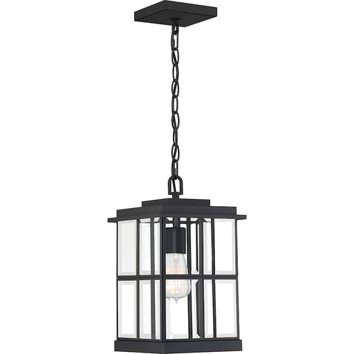 Quoizel Mulligan 1 Light 8" Outdoor Lantern, Matte Black