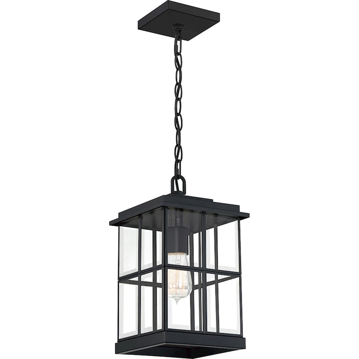 Quoizel Mulligan 1 Light 8" Outdoor Lantern, Matte Black