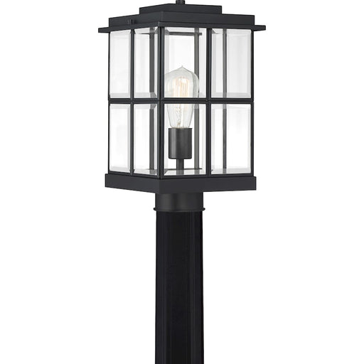 Quoizel Mulligan 1 Light 14" Outdoor Lantern, Matte Black