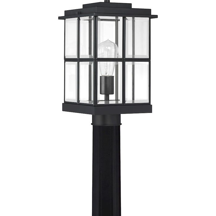 Quoizel Mulligan 1 Light 14" Outdoor Lantern, Matte Black