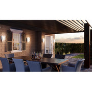 Quoizel Miranda Outdoor Wall Mount, Brushed Aluminum