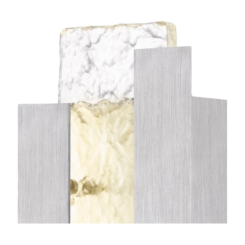 Quoizel Miranda Outdoor Wall Mount, Brushed Aluminum