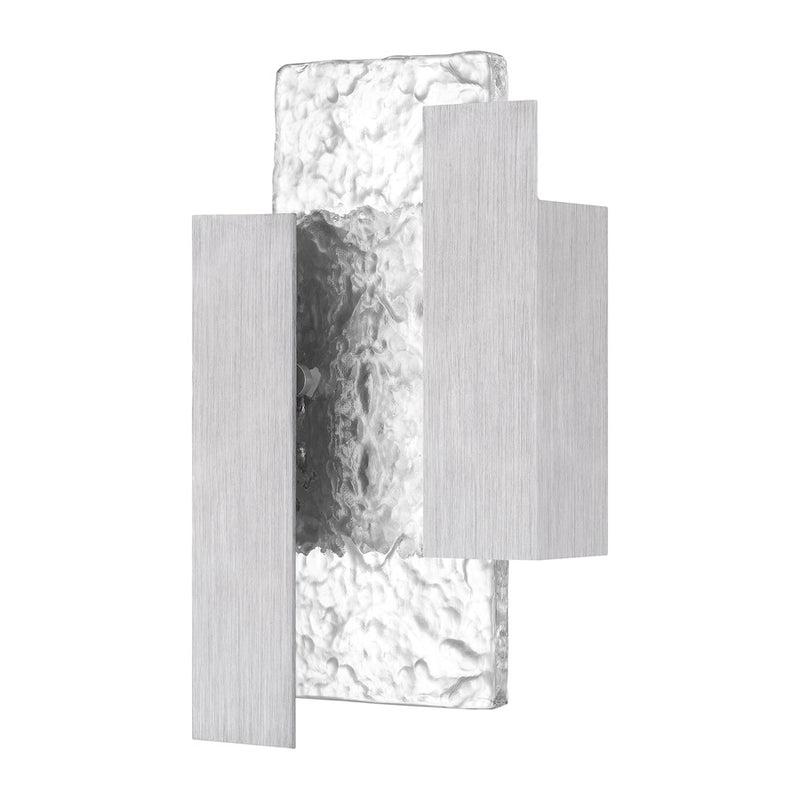 Quoizel Miranda Outdoor Wall Mount, Brushed Aluminum