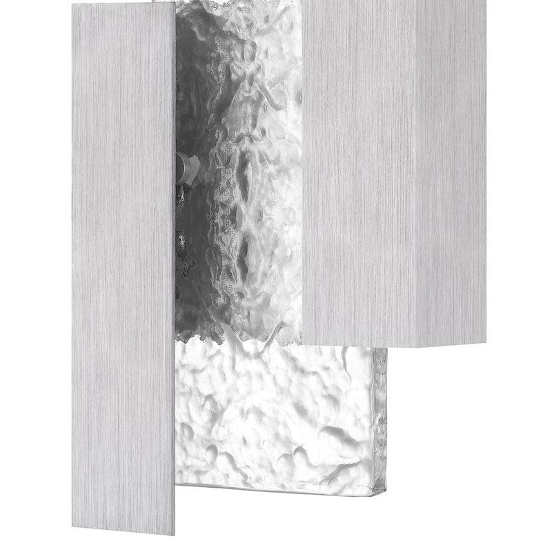 Quoizel Miranda Outdoor Wall Mount, Brushed Aluminum