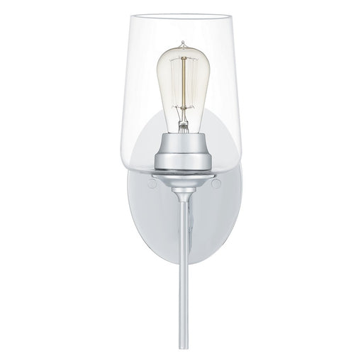 Quoizel Miller 1 Light Wall Sconce, Polished Chrome
