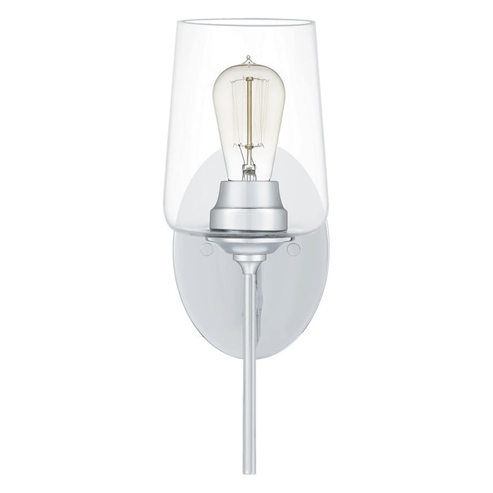 Quoizel Miller 1 Light Wall Sconce, Polished Chrome