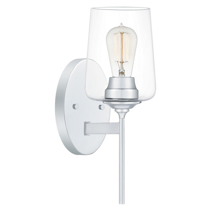Quoizel Miller 1 Light Wall Sconce, Polished Chrome