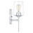 Quoizel Miller 1 Light Wall Sconce, Polished Chrome