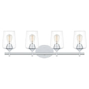 Quoizel Miller 4 Light Bath Vanity, Polished Chrome