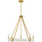 Quoizel Molly 5 Light Chandelier, Brushed Gold