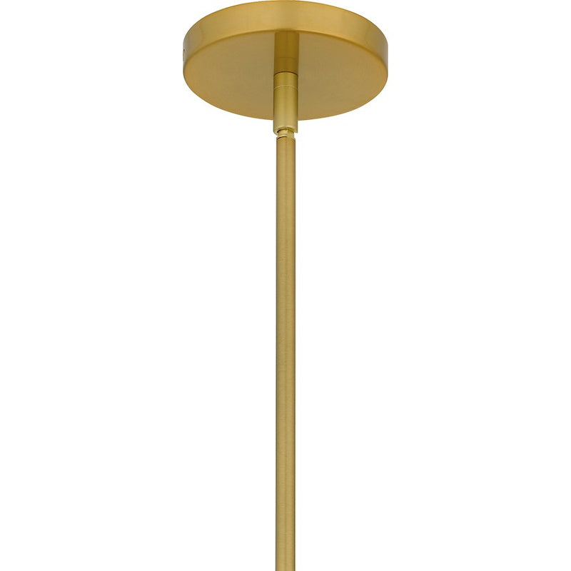 Quoizel Molly 5 Light Chandelier, Brushed Gold