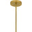 Quoizel Molly 5 Light Chandelier, Brushed Gold