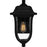 Quoizel Mulberry 1 Light Outdoor Lantern, Black/Clear Seedy