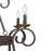 Quoizel Noble 18 Light Chandelier, Rustic Black