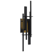 Quoizel Newton Integrated LED Earth Black Outdoor Wall, Earth Black - NEWT8407EK