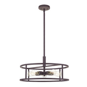Quoizel New Harbor 5 Light Pendant, Western Bronze