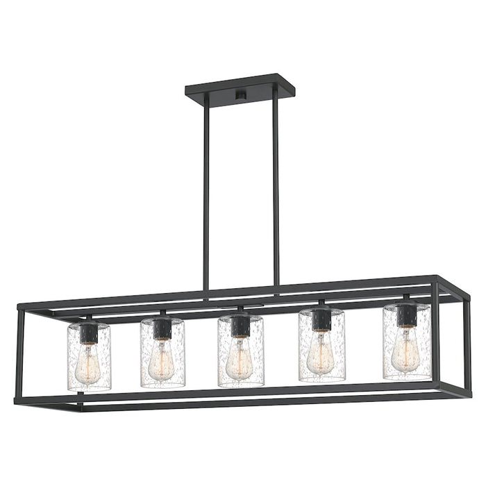 Quoizel New Harbor 5 Light Island Chandelier, Old Bronze