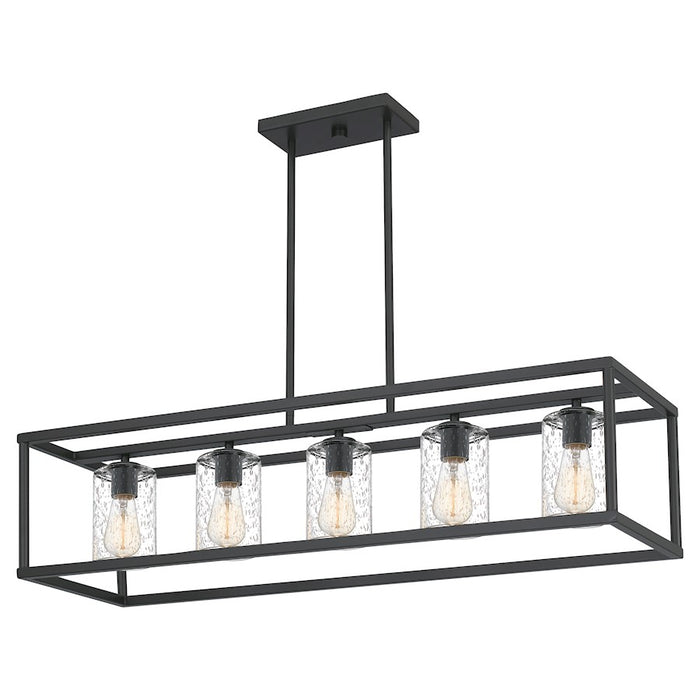 Quoizel New Harbor 5 Light Island Chandelier, Old Bronze