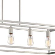 Quoizel New Harbor 5 Light Island Light, Brushed Nickel