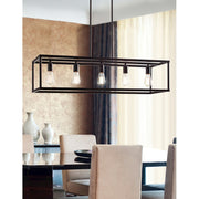 Quoizel New Harbor 5 Light Island Light in Western Bronze