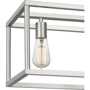 Quoizel New Harbor 7 Light Island Chandelier, Brushed Nickel