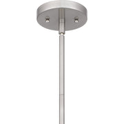 Quoizel Nielson 5in 1-Light Mini Pendant | Transitional Brushed Nickel and Opal Etched Glass | Kitchen Island & Dining Room | Model NIE1505BN