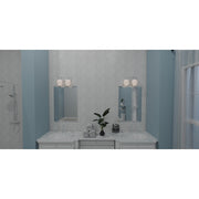 Quoizel Nielson 13.5in 2-Light Vanity Light | Transitional Brushed Nickel and Opal Etched Glass | Bathroom Vanity & Powder Room | Model NIE8613BN