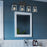Quoizel Nicholas Bath Vanity, Clear