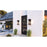 Quoizel Noelle 2 Light Outdoor Lantern, Black/Clear Panel Side