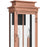 Quoizel Noelle 2 Light 19" Outdoor Wall Lantern, Aged Copper/Glass