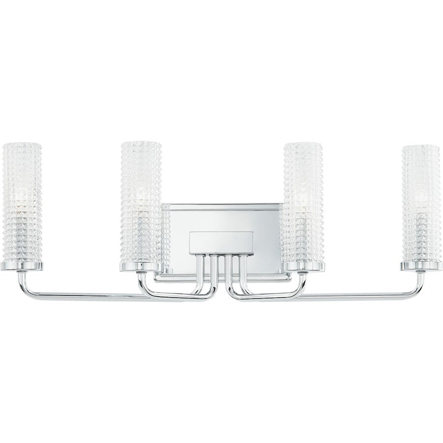 Quoizel Nora Bath Vanity, Polished Chrome