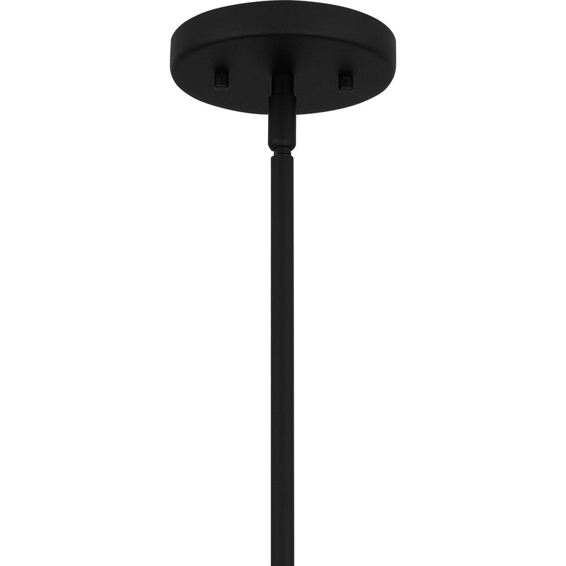 Quoizel Oakley 25in 6-Light Chandelier | Traditional Earth Black Steel | Dining Room & Living Room | 25 x 25 x 22.25 in | Model OAK5025EK