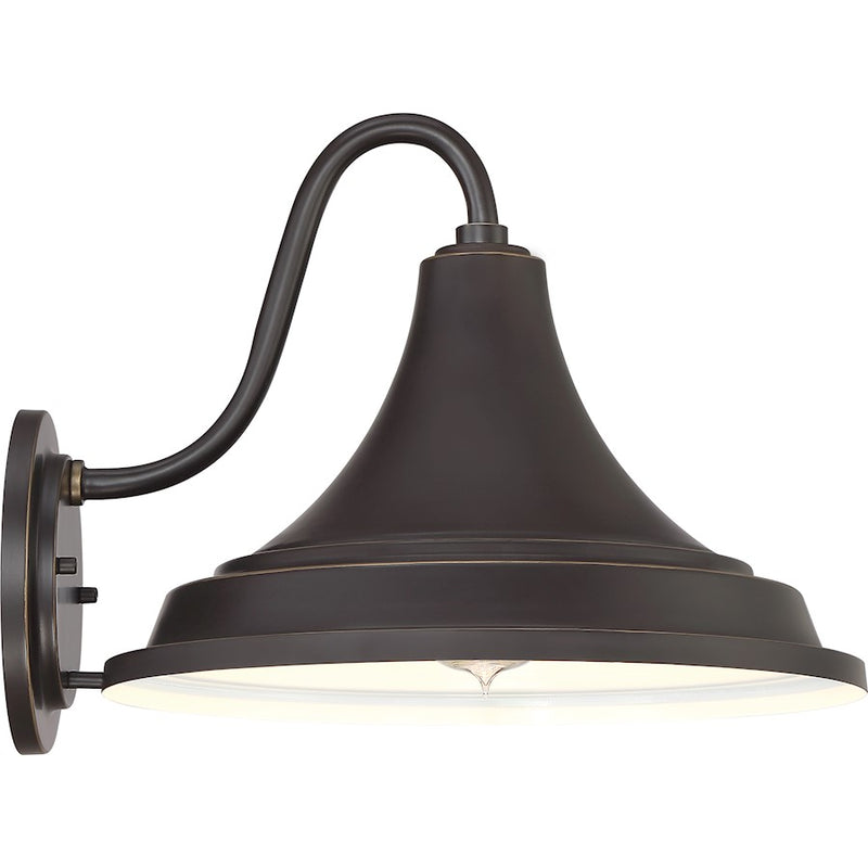 Quoizel Oceanfront 1 Light Large Outdoor Wall Lantern, Bronze