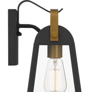 Quoizel O'Leary 1 Light 12" Outdoor Wall Mount, Earth Black