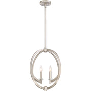 Quoizel Lighting Orion 4 Light Pendant, Brushed Nickel