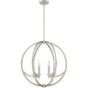 Quoizel Lighting Orion 6 Light Pendant, Brushed Nickel