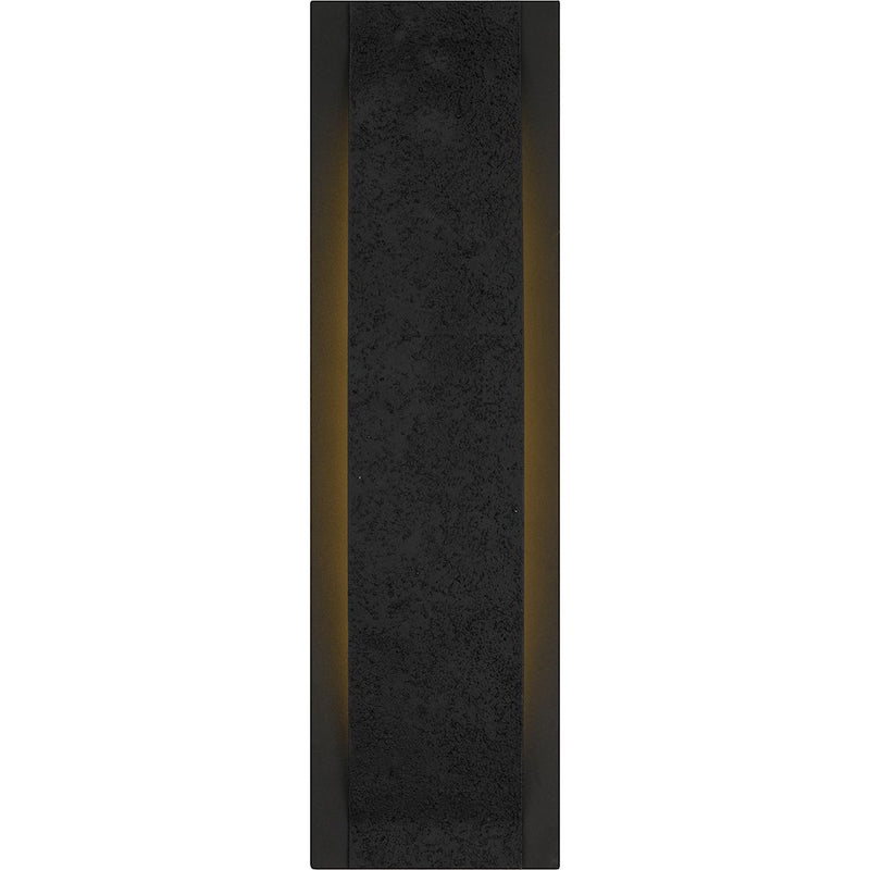 Quoizel Onyx LED 7" Outdoor Lantern, Earth Black