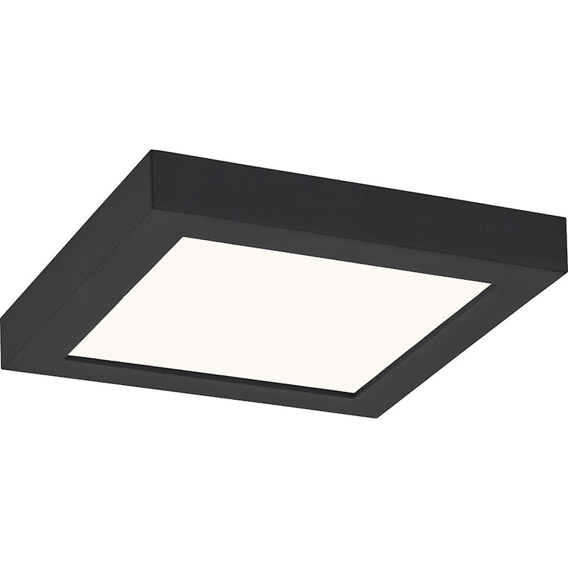 Quoizel Outskirt 7.5" Flush Mount, Earth Black