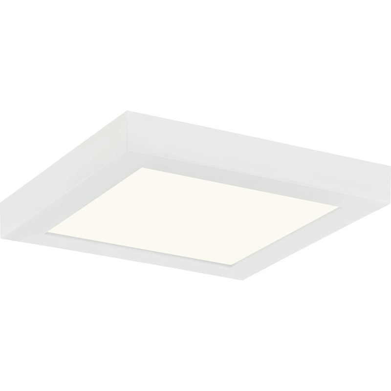 Quoizel Outskirt 7.5" Flush Mount, White Lustre
