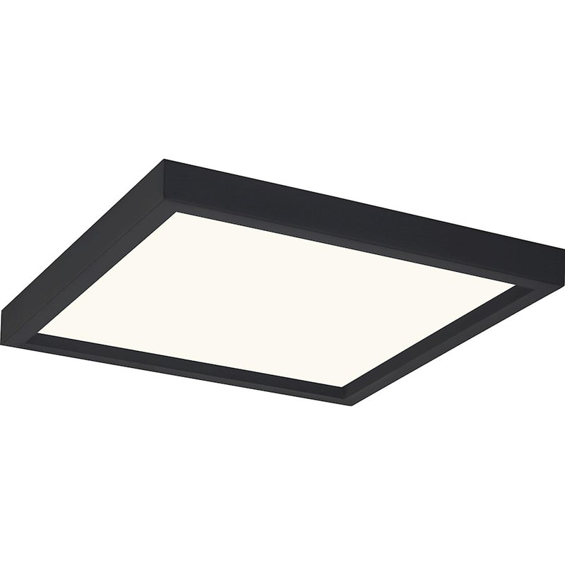 Quoizel Outskirt 11" Flush Mount, Earth Black