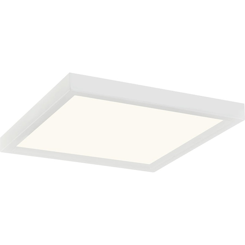 Quoizel Outskirt 11" Flush Mount, White Lustre
