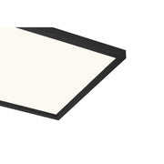 Quoizel Outskirts 15in LED Flush Mount | Modern Earth Black Steel and White Acrylic Shade | Kitchen & Hallway Ceiling Light | Model OST1615EK
