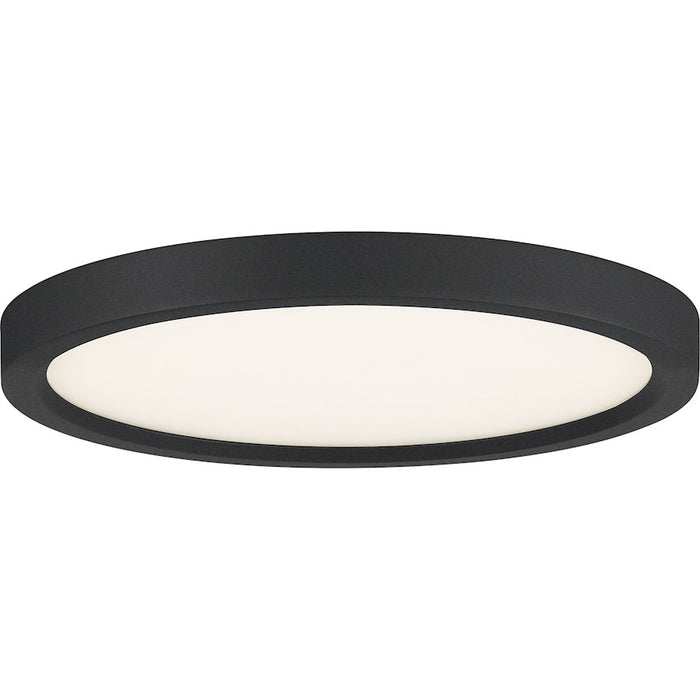 Quoizel Outskirts Flush Mount, Earth Black