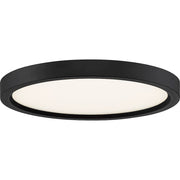 Quoizel 11" Outskirt Flush Mount, Oil Rubbed Bronze