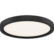 Quoizel 11" Outskirt Flush Mount, Oil Rubbed Bronze