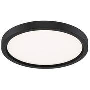 Quoizel 11" Outskirt Flush Mount, Oil Rubbed Bronze