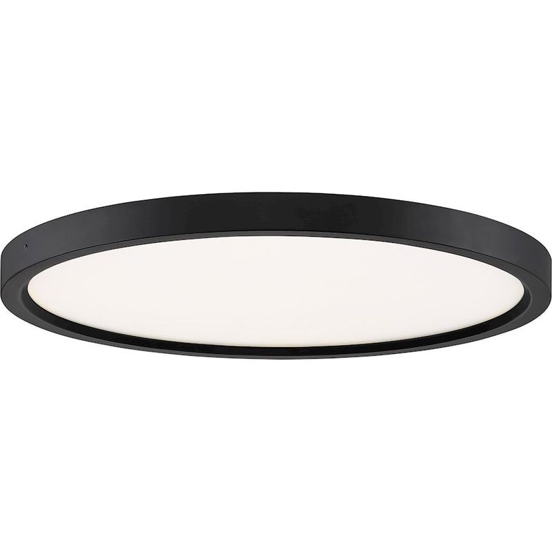 Quoizel 15" Outskirt Flush Mount, Oil Rubbed Bronze